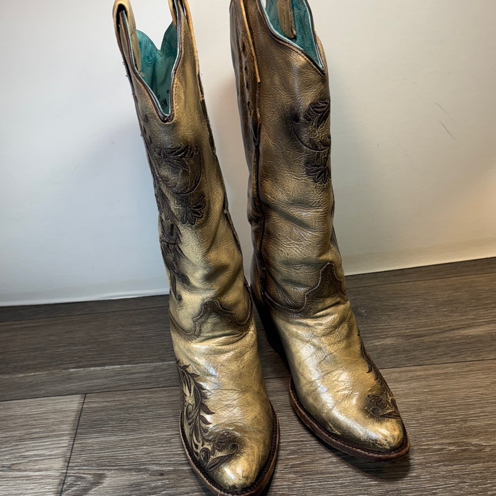 Corral boots Embroidered Western Cowboy Boots woman’s size 8.5 - Picture 4 of 11